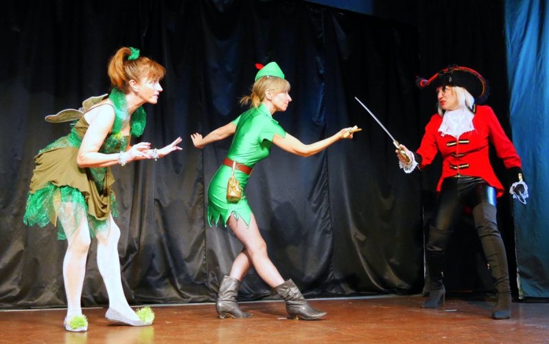 Tinkerbell, Peter Pan & Hook