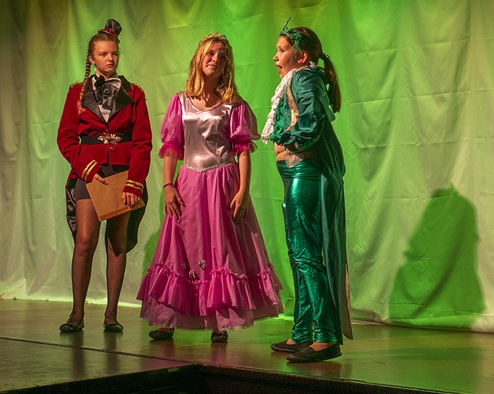 Kings Daughter & Frog Prince with the Narrator