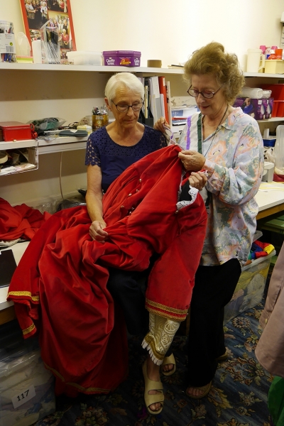 The ladies of the wardrobe