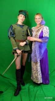 Prince George & Rapunzel (publicity photo)