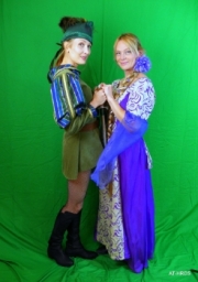 Prince George & Rapunzel (publicity photo)